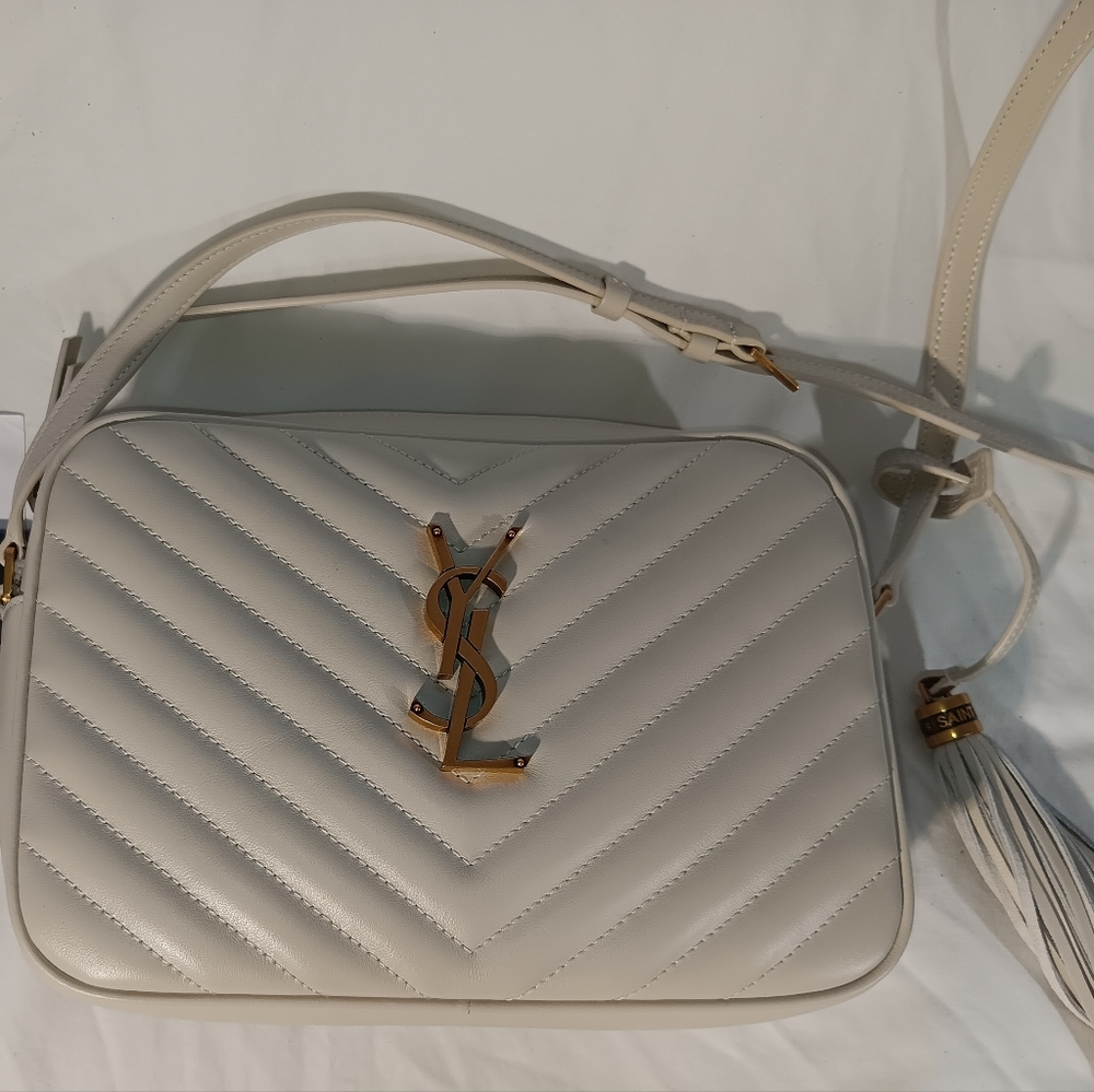 *New* YSL Saint Laurent Lou quilted leather crossbody bag